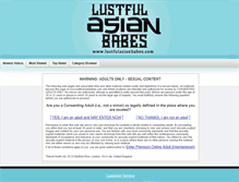 Tablet Screenshot of lustfulasianbabes.com